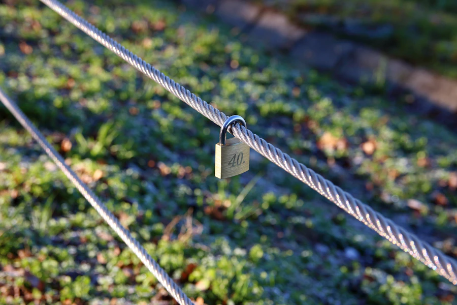 Stainless steel hardware detail