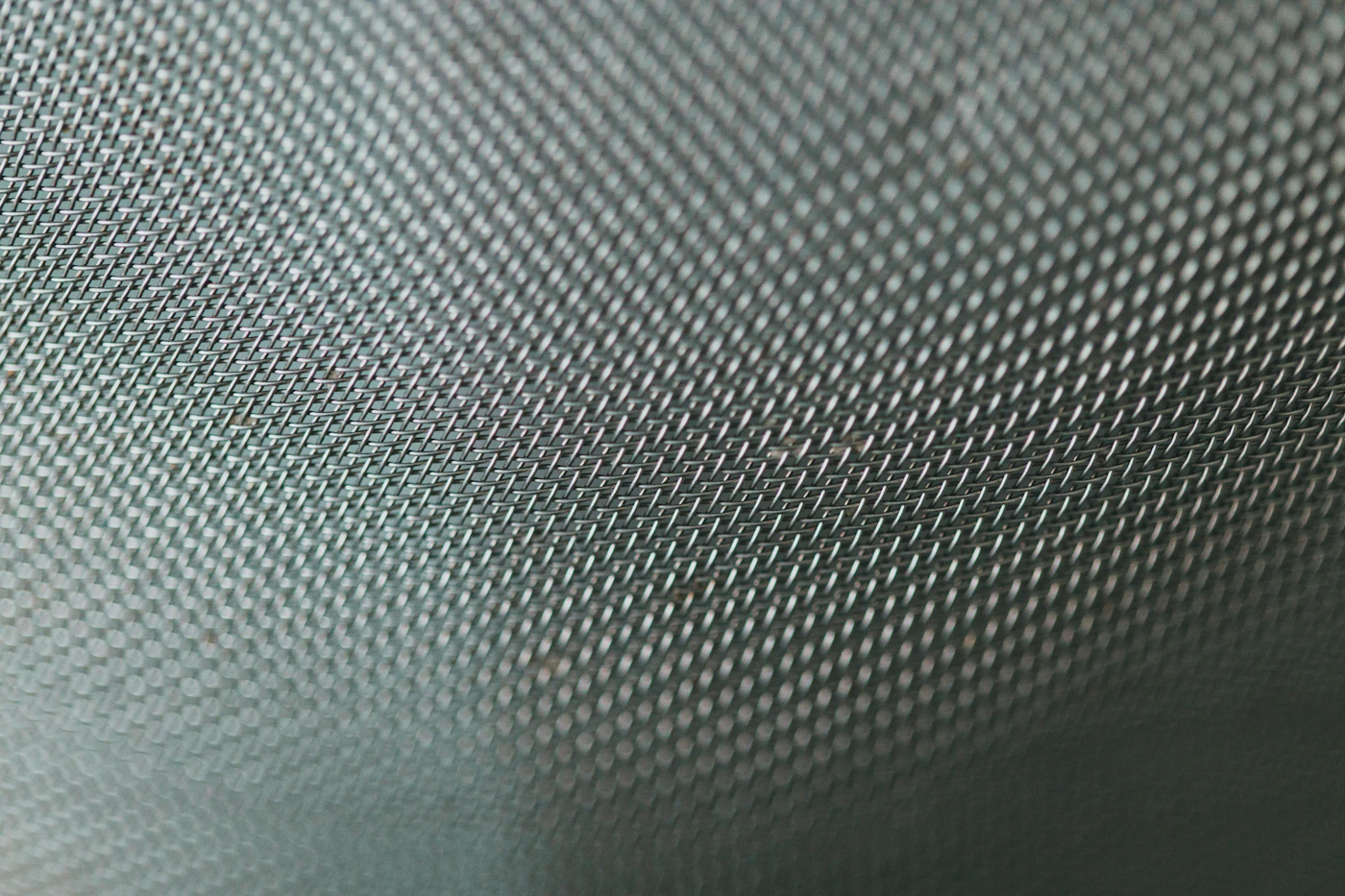 Knotted mesh material close-up