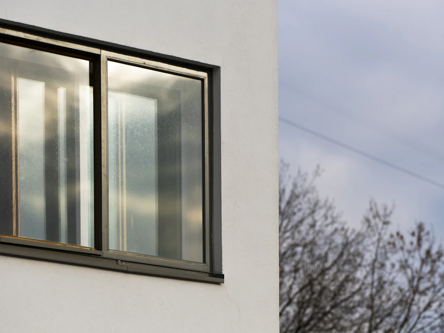 uPVC window frame profile detail
