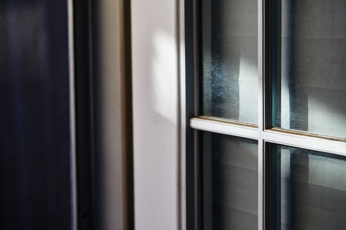 Bathroom window detail