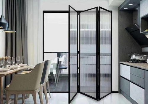 Private dining room with folding doors