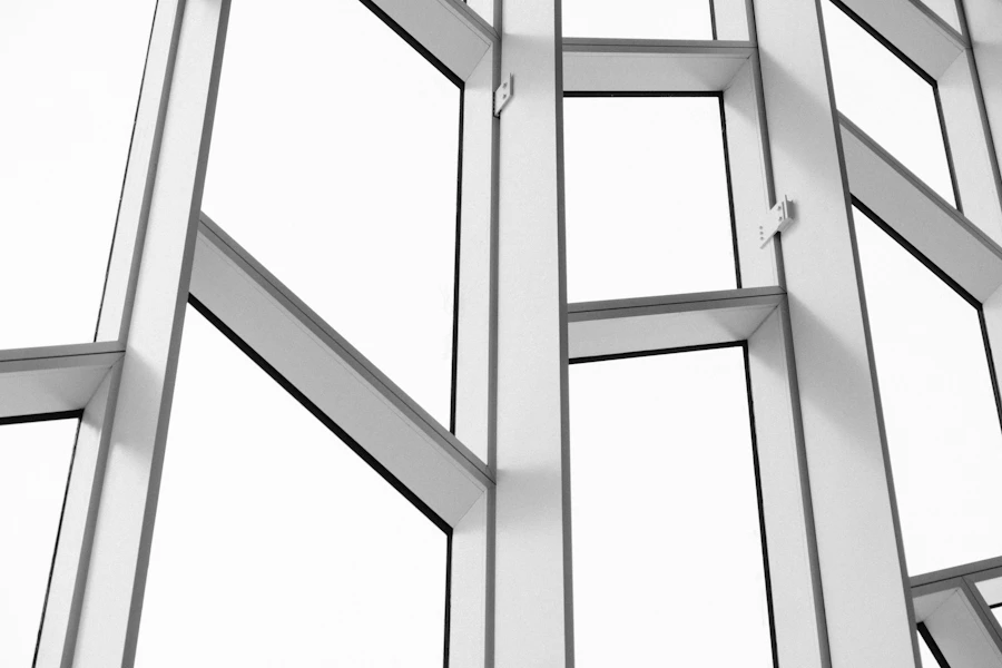 Toughened glass panel close-up