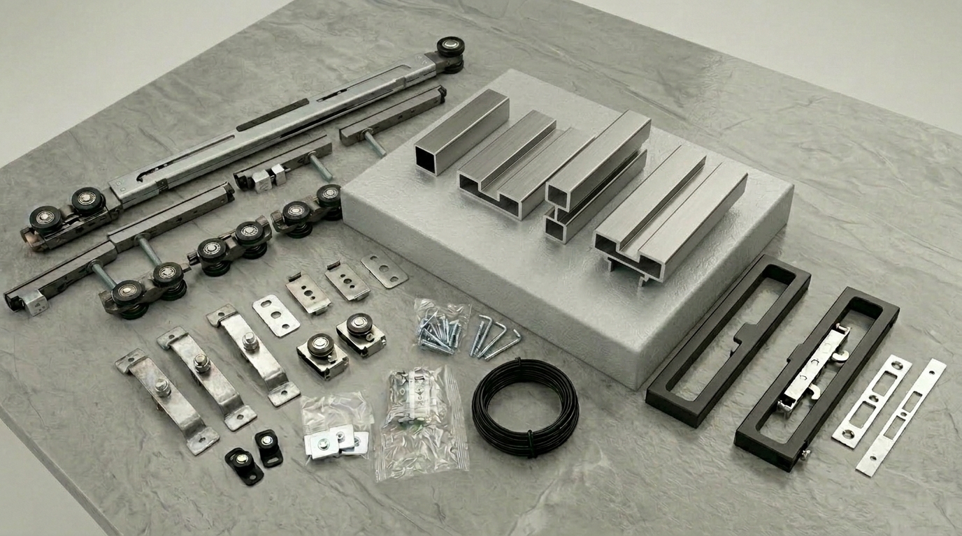 Stainless steel hardware tag close-up